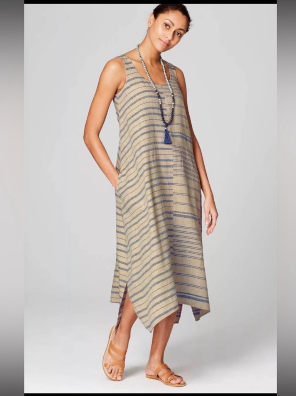 Pure Jill Linen Shift Dress
